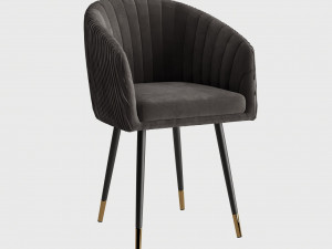 Chair and table set 3D मॉडल