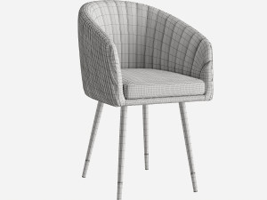 Chair and table set 3D मॉडल