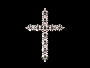Tiffany Cross Pendant 3D 프린트 모델