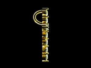 Tiffany Cross Pendant 3D Baskı Modeli