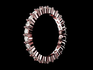 Кольцо вечности Размер колец в США и ЕС 3D Принт Модель