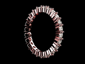 Eternity ring US and EU ring size 3D 打印模型
