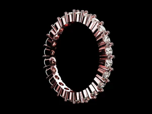 Eternity ring US and EU ring size 3D Print Model