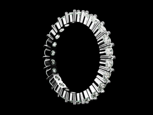 Eternity ring US and EU ring size 3D 打印模型