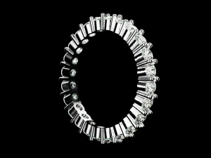 Eternity ring US and EU ring size 3D Print Model