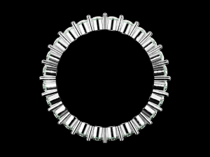 Eternity ring US and EU ring size 3D 打印模型
