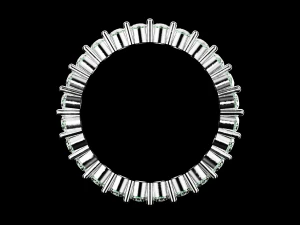 Eternity ring US and EU ring size 3D Print Model