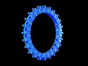 Eternity ring US and EU ring size 3D 打印模型