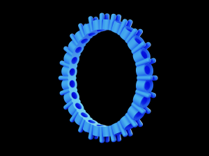 Eternity ring US and EU ring size 3D 打印模型