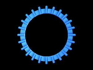 Eternity ring US and EU ring size 3D Print Model