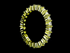 Eternity ring US and EU ring size 3D Print Model