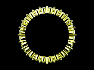 Eternity ring US and EU ring size 3D Print Model