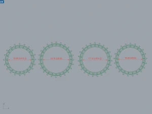 Eternity ring US and EU ring size 3D Print Model
