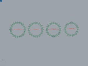 Eternity ring US and EU ring size 3D Print Model