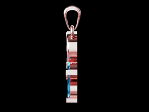 Twig marquise jewelry pendant 3D Print Model