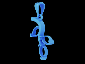 Twig marquise jewelry pendant 3D Print Model