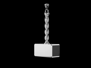 Sledgehammer hammer pendant 3D Print Model