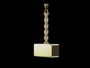 Sledgehammer hammer pendant 3D Print Model