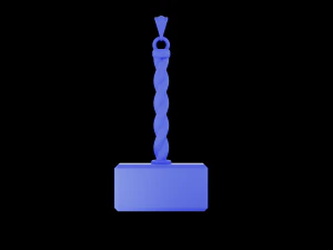 Sledgehammer hammer pendant 3D Print Model