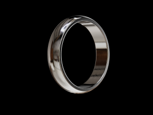 Solid classic wedding ring Modelo de Impressão 3D