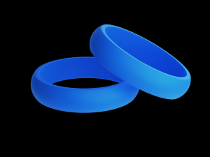 Solid classic wedding ring Modelo de Impressão 3D