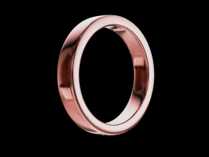 Solid wedding ring and with stone Modelo de impresión 3D