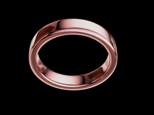 Solid wedding ring and with stone Modelo de impresión 3D