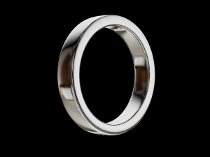 Solid wedding ring and with stone Modelo de impresión 3D