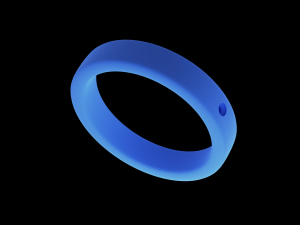 Solid wedding ring and with stone Modelo de impresión 3D