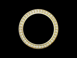 Solid eternity convex ring with stone 3D Print Model