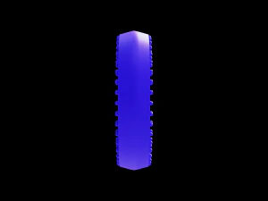 Solid eternity convex ring with stone 3D Print Model