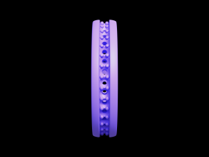 Eternity band classic ring with stone 3D 打印模型