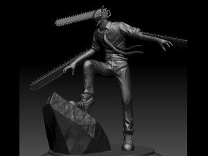 CHAINSAWMAN 3D print model 3D प्रिंट मॉडल