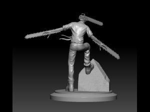 CHAINSAWMAN 3D print model 3D प्रिंट मॉडल