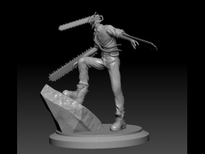 CHAINSAWMAN 3D print model 3D प्रिंट मॉडल