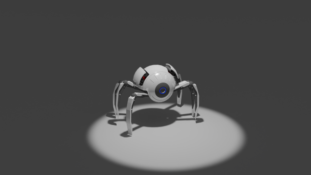 Robot 3D Model .c4d .max .obj .3ds .fbx .stl .blend 