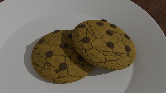 Cookie Modelo 3D .c4d .max .obj .3ds .fbx .stl .blend 