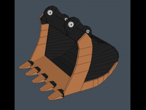 Excavator bucket 3Dモデル