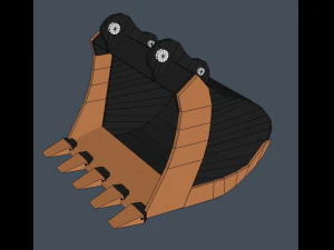 Excavator bucket 3D Model