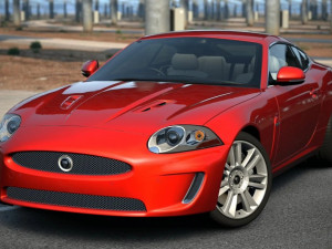 Car Jaguar XKR Coupe 2010 Game Race Car Gran Turismo printable car 3D Print Model gran turismo Car 3D Model