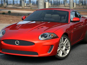 Carro Jaguar XKR Coupe 2010 Jogo Race Car Gran Turismo carro para impress&atilde;o Modelo de impress&atilde;o 3D gran turismo Car Modelo 3D