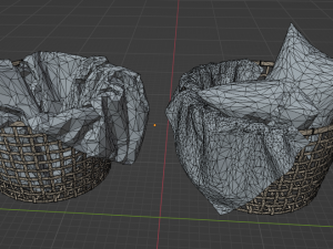 Bed linen picture 3D Model