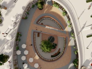 Public space Modello 3D