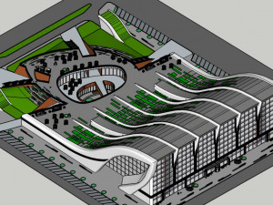 Public space Modello 3D