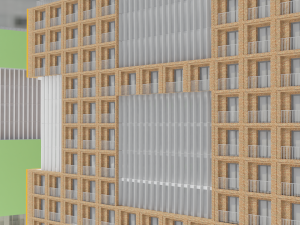 Multi-storey building 3D-Modell