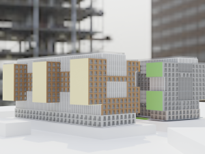 Multi-storey building 3D-Modell