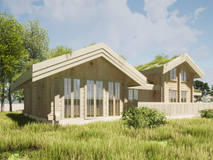 Wood house 3D 모델