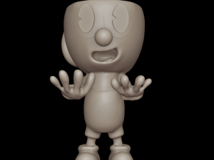CUPHEAD RED POT Model Cetak 3D