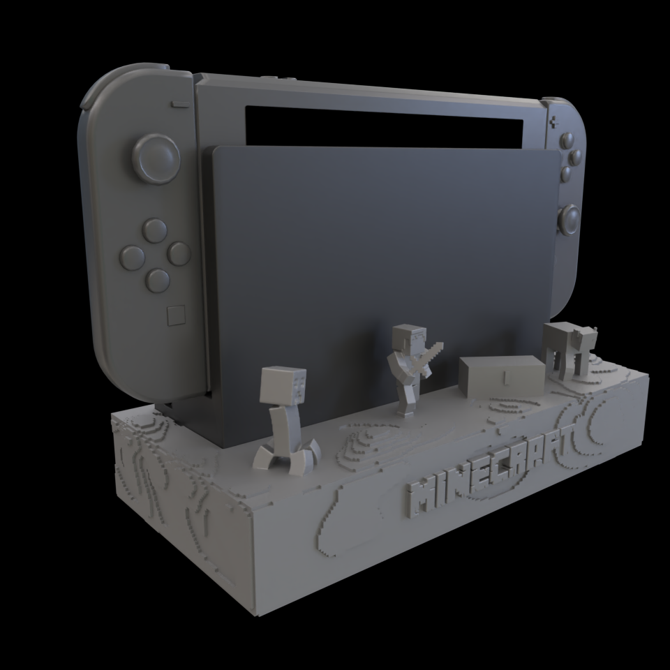 STL file Fortnite Nintendo switch dock stand 🏠・Model to download and 3D  print・Cults