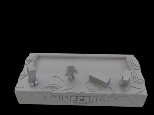 MINECRAFT DOCK NINTENDO SWITCH Model Cetak 3D